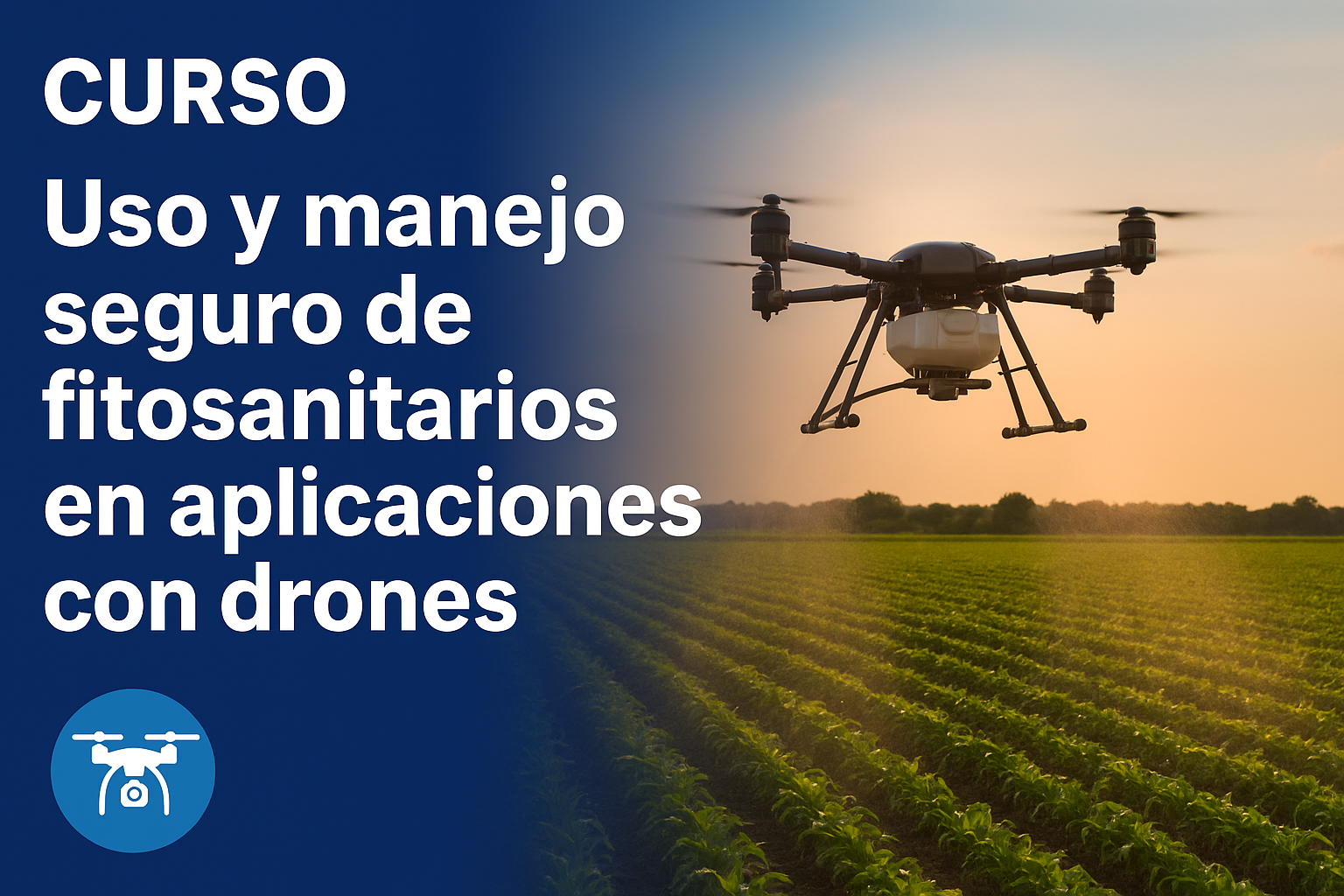 Uso y manejo seguro de fitosanitarios en aplicaciones con drones